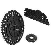 Kit de conversion de pignon de chaîne inférieur en aluminium et acier pour moto Harley Bagger Touring Twin M8 2009-2025
