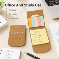 Combo de fournitures de réunion personnalisées : Blocs-notes adhésifs multi-pages amovibles pour bureau et entreprise – Direct Usine