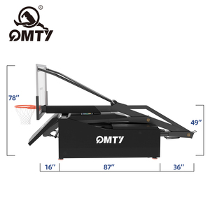 Canestri da basket pieghevoli portatili 3 v3 con approvazione FIBA - Product Image 3