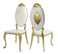 Silla de acero inoxidable al por mayor para salón de bodas, fabricante OEM