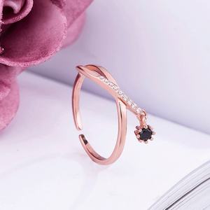 Pendentif croix classique en argent sterling 925 plaqué rhodium avec zircon, bague de classe pour fiançailles, mariage et anniversaire pour femmes - Product Image 3