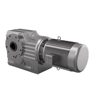 ที่มีประสิทธิภาพสูง Helical Bevel Gear Speed Reducer A/C Motor