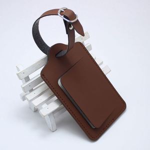 Porte-étiquette de bagage personnalisé en cuir PU pour sac à main - Product Image 6