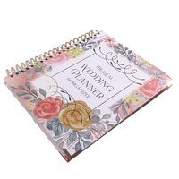 Agenda de mariage personnalisé polychrome Cahier d'agenda de prière avec gratitude de taille A5 pour planificateur adulte Cahier de journal