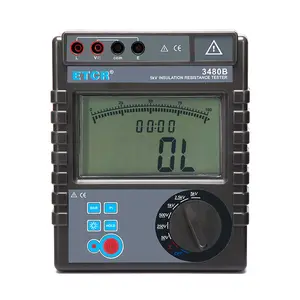 ETCR3480B Large Lcd Display Diagnostic Insulation Testing Device Resistance Test