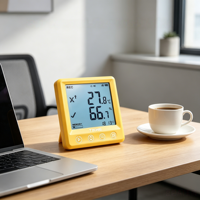 Sensor de Temperatura y Humedad LCD de Alta Precisión, Calibrador de Temperatura, Termómetro Digital, Higrómetro