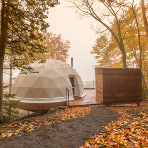 Tenda luar ruangan <span class=keywords><strong>igloo</strong></span> glamping, tenda kubah pvc tahan air liburan Dengan Kolam Renang - Product Image 6