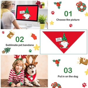 باندانا للكلاب بأحجام متعددة من البوليستر بياقة مثلثة، وشاح للكلاب والجراء بالجملة - Product Image 5