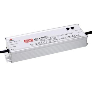 หมายถึง HLG-185H 185W 24V DC ไดรเวอร์ LED แรงดันไฟฟ้าคงที่ IP65ช่องเดียวแปลง AC DC - Product Image 1