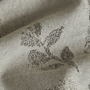 100 piumino Jacquard floreale in tessuto per la casa in cotone e lino <span class=keywords><strong>grigio</strong></span> intenso Set di biancheria da letto in quattro pezzi tinto in filato di lusso leggero - Product Image 6