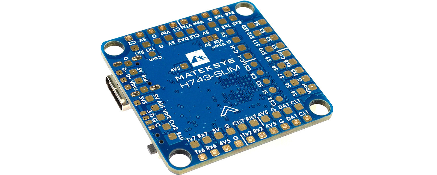 MATEKSYS F405-WMO คอนโทรลเลอร์การบิน STM32F40 สีน้ำเงิน