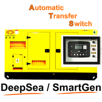 Générateur diesel silencieux Weichai 200kVA 250kVA 480V triphasé avec ATS DeepSea/SmartGen en option, capot toutes saisons insonorisé