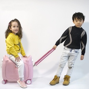 Scooter Hard Children Luggage Bag PP Material Fixed Wheels Kids Luggage for School Travel 20-inch Boarding <strong>Toddler</strong> <strong>Suitcase</strong> - Product Image 5