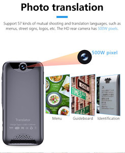 Traducteur vocal T7 4G avec carte SIM, 135 langues, <span class=keywords><strong>traduction</strong></span> en ligne, appareil de <span class=keywords><strong>traduction</strong></span> photo hors ligne, assistant IA intelligent ChatGPT - Product Image 2