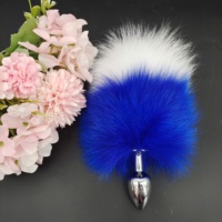 Blanco Rosa Fox Tail mujeres erótico regalo Sexy erótico Cosplay juegos aleación de aluminio Anal Plug culo juguete Cosplay juegos sexo Anal Juguetes