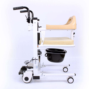 Sedia Elevabile in Acciaio <span class=keywords><strong>per</strong></span> <span class=keywords><strong>Disabili</strong></span>, Sedia di Trasferimento Pazienti Idraulica Impermeabile <span class=keywords><strong>per</strong></span> Uso in Bagno - Product Image 2