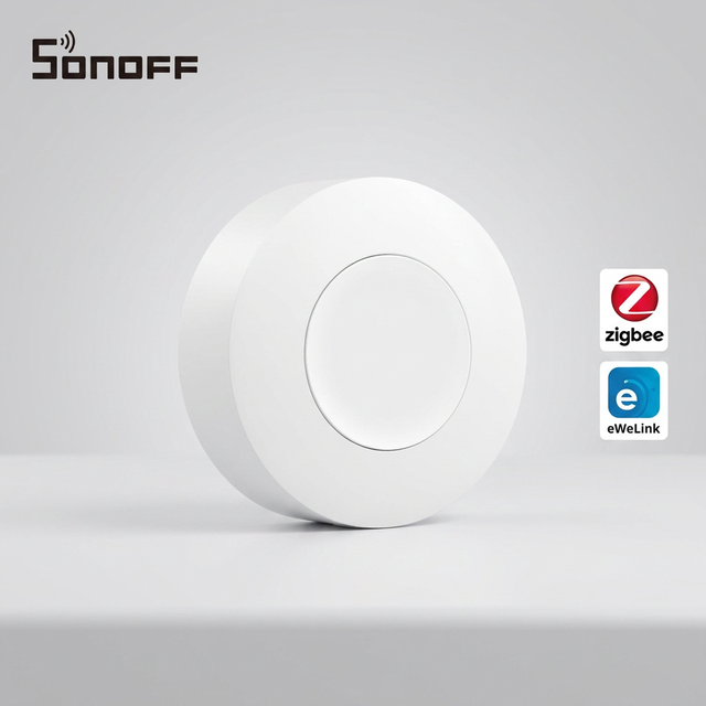 Ewelink Smart Home SONOFF SNZB-01P Zigbee Smart Switch Electric Hotel Use Sensor Remote Control Works with google Home Alexa