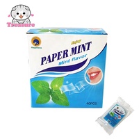 Bande de menthe fraîche Bandes d'haleine Papier bonbon menthe