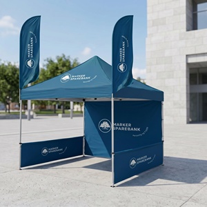 Tente Pop-Up Personnalisée 3x6m Imprimée, Robuste, 10x20ft, pour Événements, Gazebo Extérieur, Stand de Salon Professionnel - Product Image 1