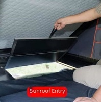 Carpa de Techo para Autos con Elevación Automática, Techo Rígido de Aleación de Aluminio, Doble Capa, Lista para Usar, para Campamento al Aire Libre, Carpa de Techo 4x4
