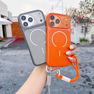 Coque de téléphone antichoc magnétique avec bracelet et charge sans fil pour <span class=keywords><strong>iPhone</strong></span> <span class=keywords><strong>11</strong></span> 12 13 14 15 16 17 Pro Max - Product Image 2