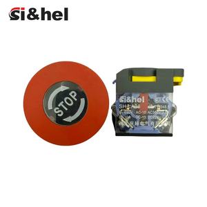 Si & hel la38 22mm 10A dừng khẩn cấp tự khóa nút nhấn màu đỏ chuyển đổi nhựa điện tử nhà/Máy/thiết bị công nghiệp - Product Image 4