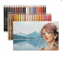 Lot de crayons gras 48/72/120 couleurs en boîte PP – Fournitures d'art pour l'école, les étudiants, le graffiti et la peinture – Vente en gros personnalisée