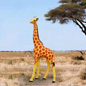 Statue d'animal en marbre, sculpture de <span class=keywords><strong>girafe</strong></span> en fibre de verre électroplaquée, statue d'animal <span class=keywords><strong>girafe</strong></span> pour la décoration de la maison - Product Image 6