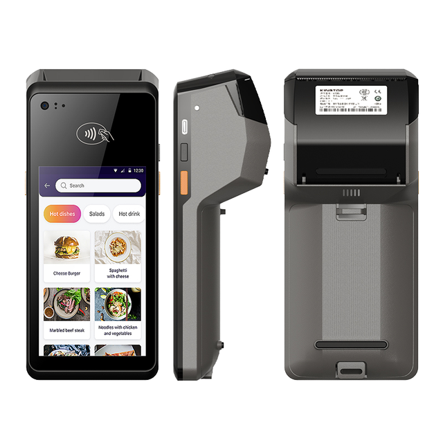 KT-V520 Fast 100mm/s POS Terminal with Secure NFC 4G WIFI Android 11 2GB RAM Handheld POS Thermal Printer Retail Stock Included