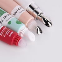 Vente en Gros 5ml 10ml 15ml 30ml Tube de Gloss Rond Rose Or Blanc avec Applicateur en Plastique, Silicone, Alliage de Zinc ou Métal et Logo Personnalisé