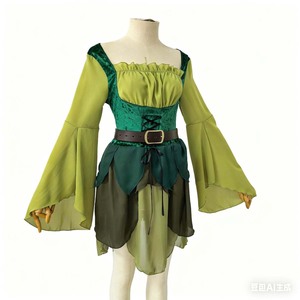 <span class=keywords><strong>Disfraz</strong></span> <span class=keywords><strong>de</strong></span> Hada Verde Medieval para <span class=keywords><strong>Mujer</strong></span>, <span class=keywords><strong>Disfraz</strong></span> <span class=keywords><strong>de</strong></span> Elfo para Fiesta <span class=keywords><strong>de</strong></span> Disfraces <span class=keywords><strong>de</strong></span> Halloween, DISP-008 - Product Image 3