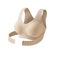 Nouveau soutien-gorge de sport sans couture pour femme, rembourré, push-up, correcteur de posture