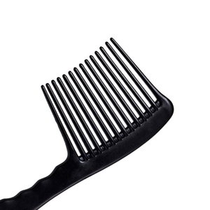 Peines de plástico negros al por mayor para peluquería, peines de dientes anchos para barbería - Product Image 2