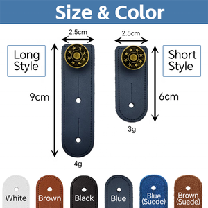 Da lộn mở rộng dây thắt lưng với nút nút mở rộng cho denim jeans quần phụ kiện - Product Image 3