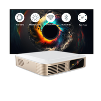 Proyector inteligente portátil Android Tv 4K Hd 1080p Mini Proyector al aire libre para cine en casa y proyección de video
