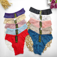 0,23 Dollar Modell CG063 Größe KOSTENLOS Stock Ready Stretchy Slips Damen höschen mit niedriger Taille Unterwäsche mit allen Farben