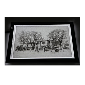 Vente chaude LED Dessin Copie Conseil <span class=keywords><strong>Tablette</strong></span> <span class=keywords><strong>Graphique</strong></span> Écriture avec Feuilles de Plastique - Product Image 1