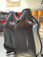 Auto-Zubehör RS6 RS7 Sportsitze Carbon-Faser Schalensitze Rennsport-Sitz Maßgefertigtes Leder für Audi A3 A4 A5 A6 A7 A8 Q3 Q5 Q7