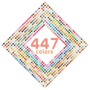 Perles de <span class=keywords><strong>broderie</strong></span> en résine carrées de 2,5 mm, 447 couleurs <span class=keywords><strong>DMC</strong></span>, pour mosaïque et peinture <span class=keywords><strong>diamant</strong></span> - Product Image 1