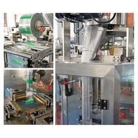 Machine d'emballage verticale de petit sachet de thé de poudre d'emballage de collation granulaire de triangulaire de cachetage latéral automatique de trois