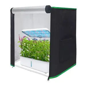 Chuanke Small Grow Tent for Aerogarden Hydroponics Growing System Indoor High Reflective Mylar Leak-Proof of Light
