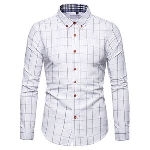 Top qualité grande taille hommes chemises affaires à <span class=keywords><strong>carreaux</strong></span> à manches longues Slim Fit robe <span class=keywords><strong>chemise</strong></span> Plaid décontracté garçons surdimensionné <span class=keywords><strong>chemise</strong></span> Blouses - Product Image 1