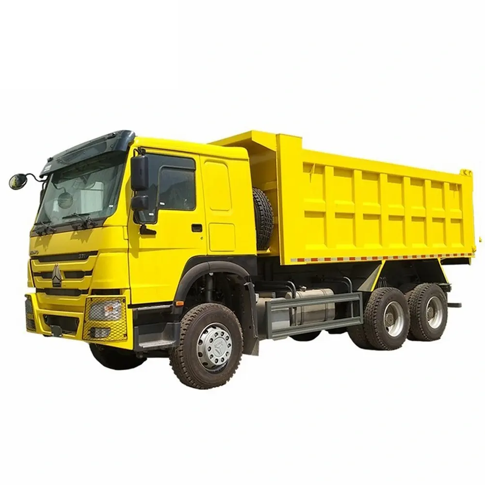 Heavy Duty 10 Wheel Tipper Truck Caminhão Basculante De Mineração para Venda Dump Trailer Segunda Mão 4x2 Shacman Caminhão Trator