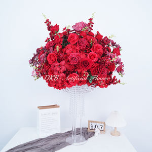 Mini Bola de flores centro de mesa decoraciones de boda soporte de flores y bola para el hogar - Product Image 1