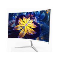 Monitor per Computer da gioco con schermo curvo da 144hz con Monitor da gioco a Led 4k da 24 pollici