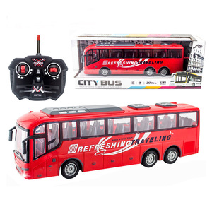 1 14 échelle électrique télécommande bus touristique avec lumières jouet modèle <span class=keywords><strong>voiture</strong></span> cadeau d'anniversaire pour enfants télécommande <span class=keywords><strong>voiture</strong></span> jouets - Product Image 1