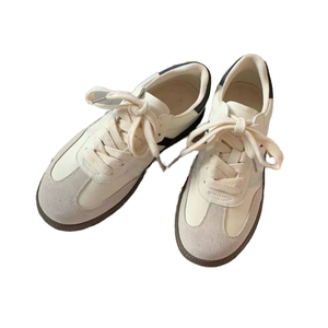 Chaussures de <span class=keywords><strong>sport</strong></span> décontractées rétro pour femmes, style marche, grande taille, effet givré, lacets en caoutchouc pour le printemps et l'automne - Product Image 6
