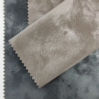 Tissu en velours glacé ultra-fin, résistant aux plis, imperméable, en cuir PU pour la confection de vestes pour hommes, usage vestimentaire et décoratif