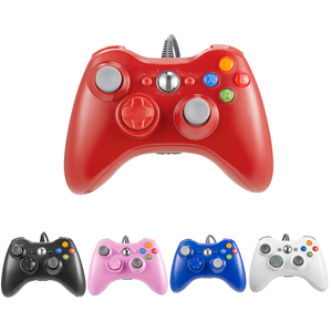 PC điều khiển có dây Gamepad <span class=keywords><strong>Joystick</strong></span> Đôi sốc tương thích với 360 & 360 Slim/PC Windows 11 10/8/7 - Product Image 1