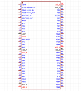 STM32F105RBT6 LQFP-64(10x10) für <span class=keywords><strong>Cortex</strong></span>-M3 72MHz Mikrocontroller Integrierter Schaltkreis mit 128KB Flash zur Prüfung - Product Image 5